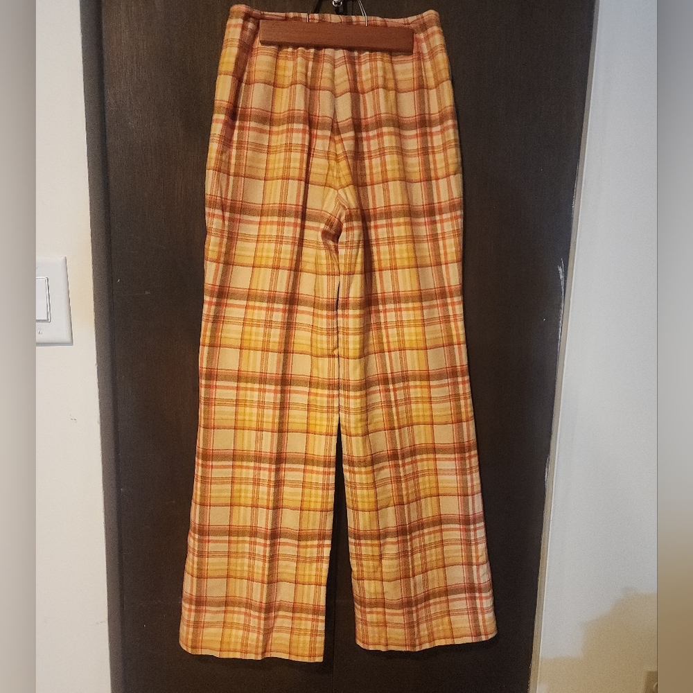 Vintage Young Pendleton Wool Plaid Pants - Picture 3 of 10
